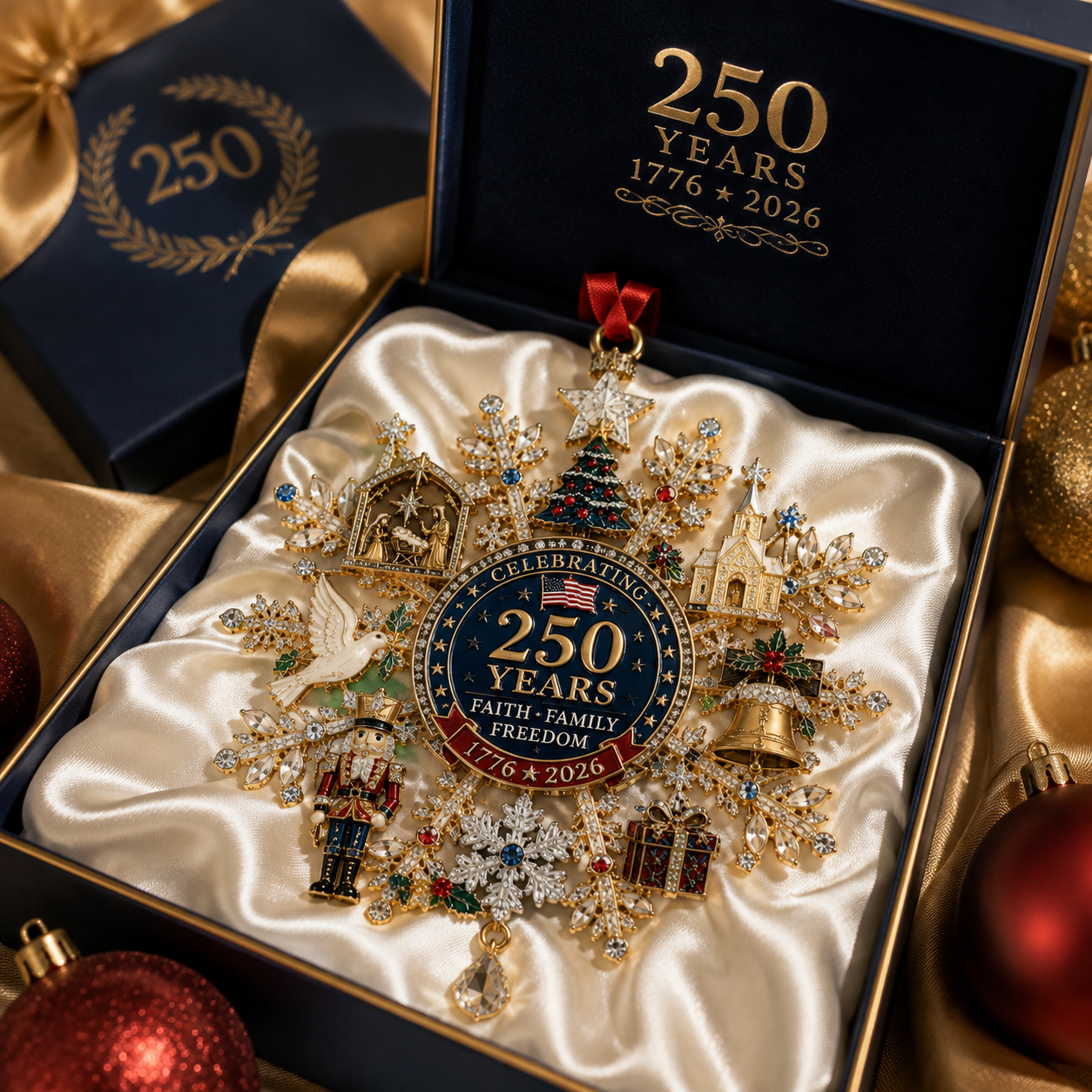 š„Last 60 pcsāØā° Limited anniversary editionāØ49% OFF!š„Sparkling Christmas commemorative snowflake ornaments