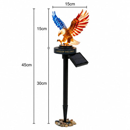 2026 Solar Eagle Garden Light – A Glowing Tribute to American Freedom