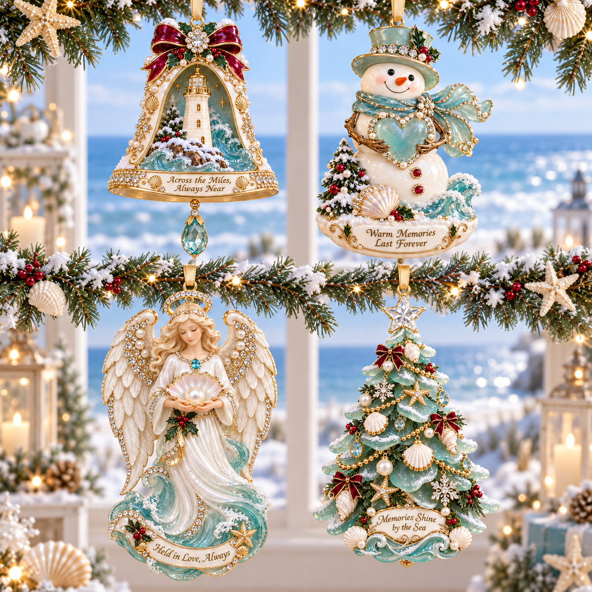 🎅 2026 Christmas Gift 50% Off--Coastal Christmas Magic Christmas tree ornaments
