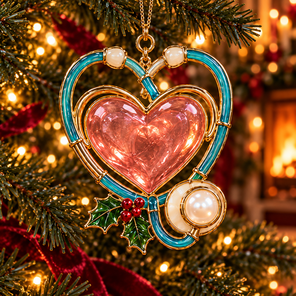 🔥Hot Sale🔥 - ✨ 2026 Nurse Appreciation Stained Glass Christmas Ornaments – Set of 6