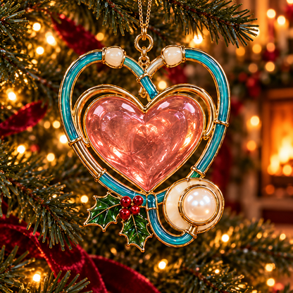 🔥Hot Sale🔥 - ✨ 2026 Nurse Appreciation Stained Glass Christmas Ornaments – Set of 6