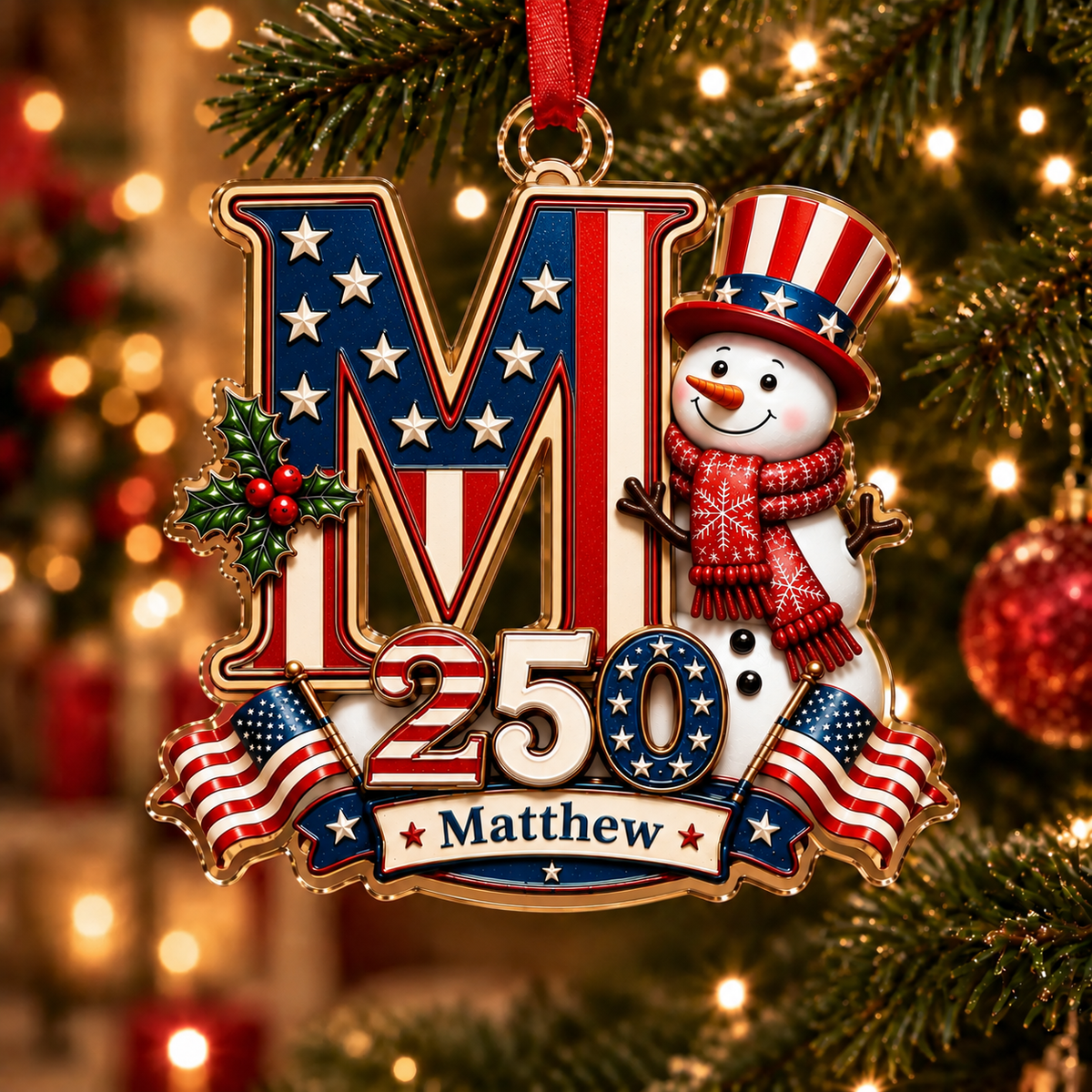 🇺🇸 A Personalized Christmas Keepsake Made Just for You 🎄