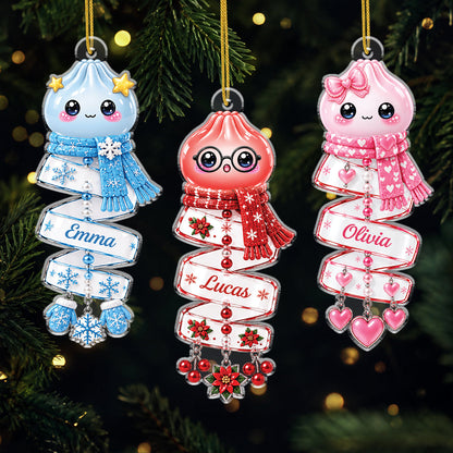 Dumpling Acrylic Ornament - Personalized Christmas Ornaments