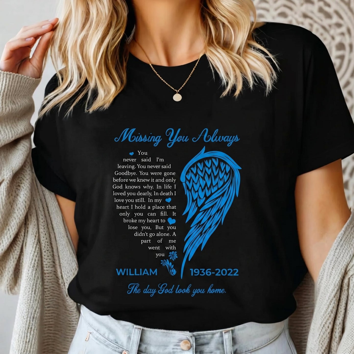 Missing You Always - Personalized Memorial T-Shirt