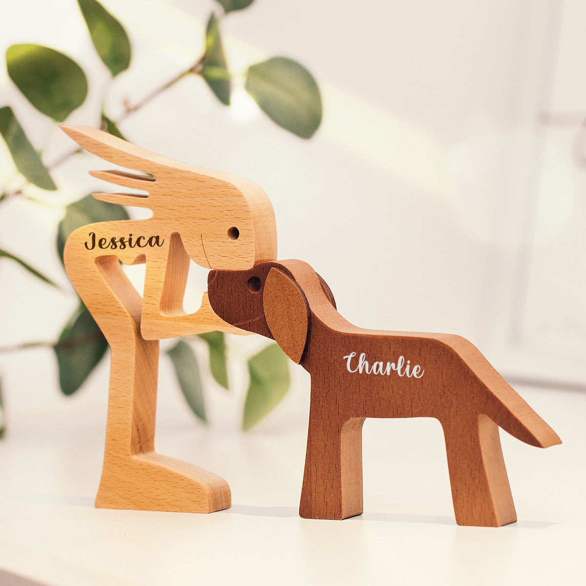 Personalized Custom Wooden Pet Carvings - Gift For Pet Lovers