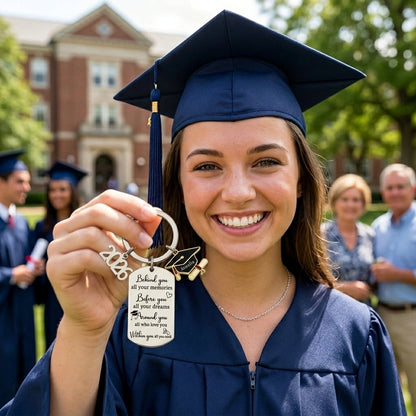 Graduation Gift -Family Personalized Custom Graduation Keychain