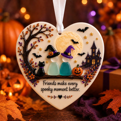 🔥 Last Day 60% OFF - 🎃 Halloween Friendship Sea Glass Ornament