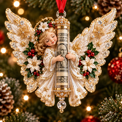 Christmas Money Surprise Ornament, Fun Christmas Tree Gift for Kids & Family