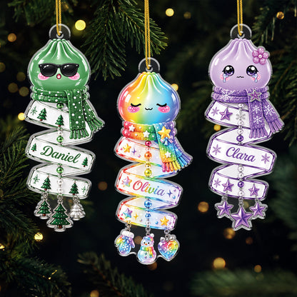 Dumpling Acrylic Ornament - Personalized Christmas Ornaments