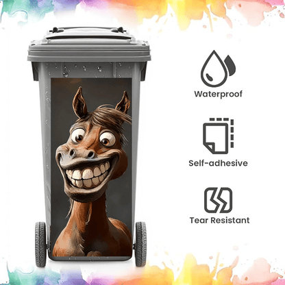 🔥Hot Sale🔥 - ✨Creative Trash Can Sticker with Colourful Cartoon