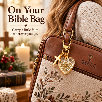 🔥Hot Sale🔥 - ✝️ Mustard Seed Faith Keychain — Keep Believing