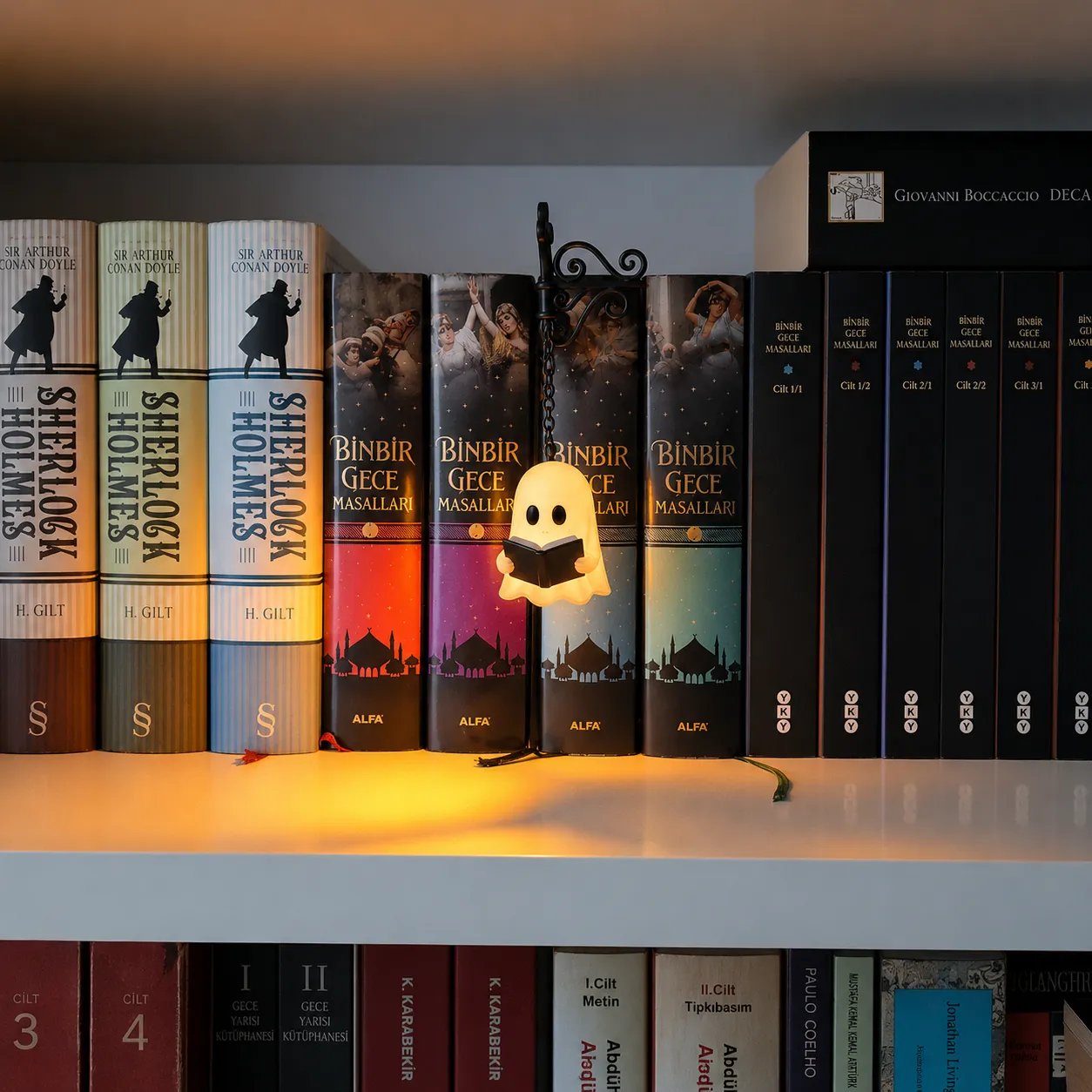 👻Ghost Bookshelf Lantern
