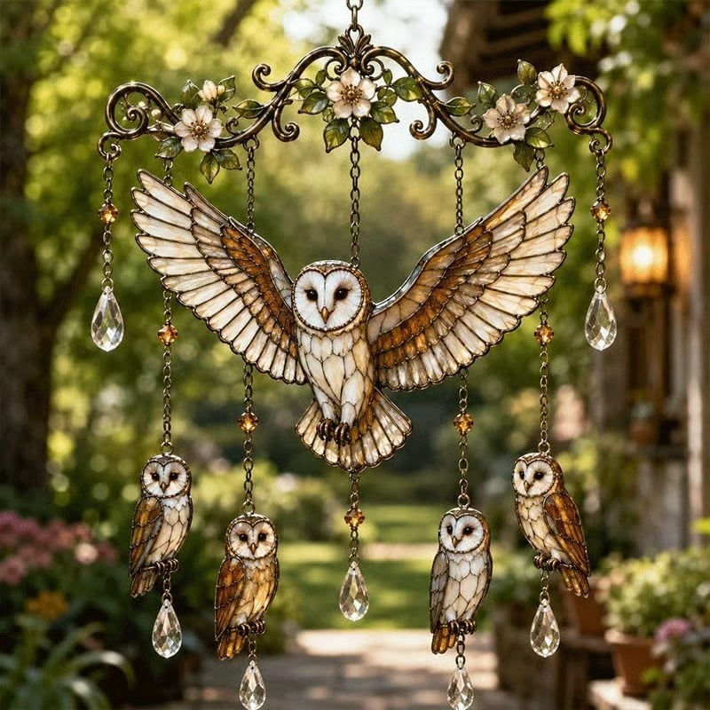 🕊️🎐Graceful Hummingbird Wind Chime| 🌬️ Whispering Wind & Shining Light
