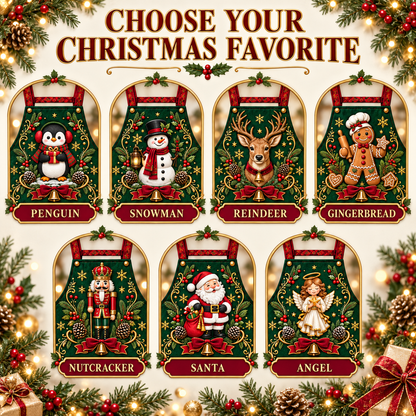 🎄 Personalized Christmas Apron – For the One Who Makes Christmas Feel Like Home ❤️