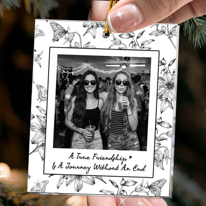 Custom Photo Christmas Gifts For Friends No One Will Ever Be As Entertained - Personalized Ornament