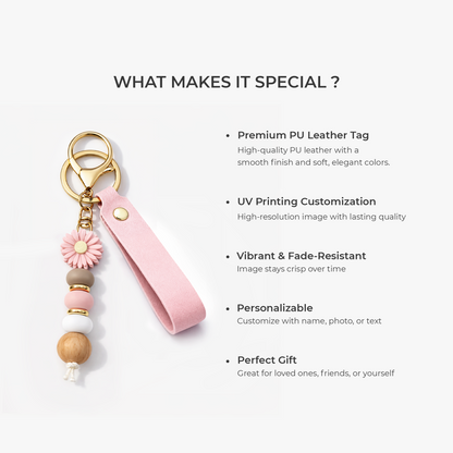 Printed Memorial Keychain with Picture - Personalized Memorial Gifts