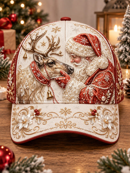Christmas Art Vintage Casual Baseball Cap