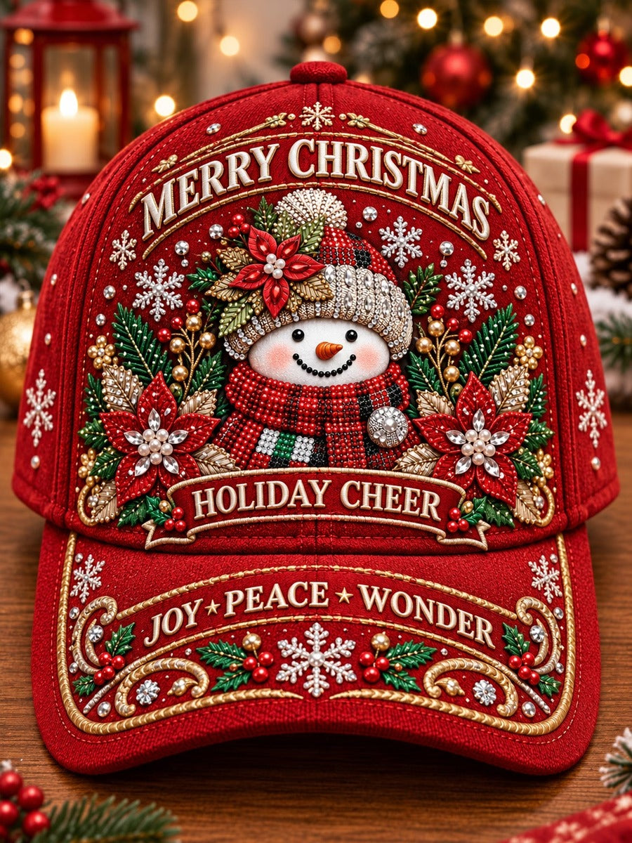 Christmas Art Vintage Casual Baseball Cap