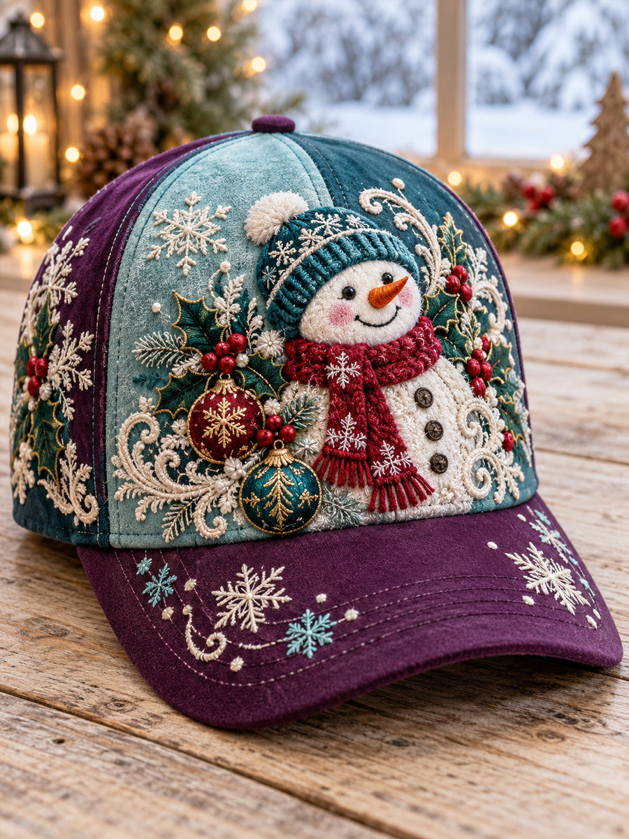 Christmas Art Vintage Casual Baseball Cap