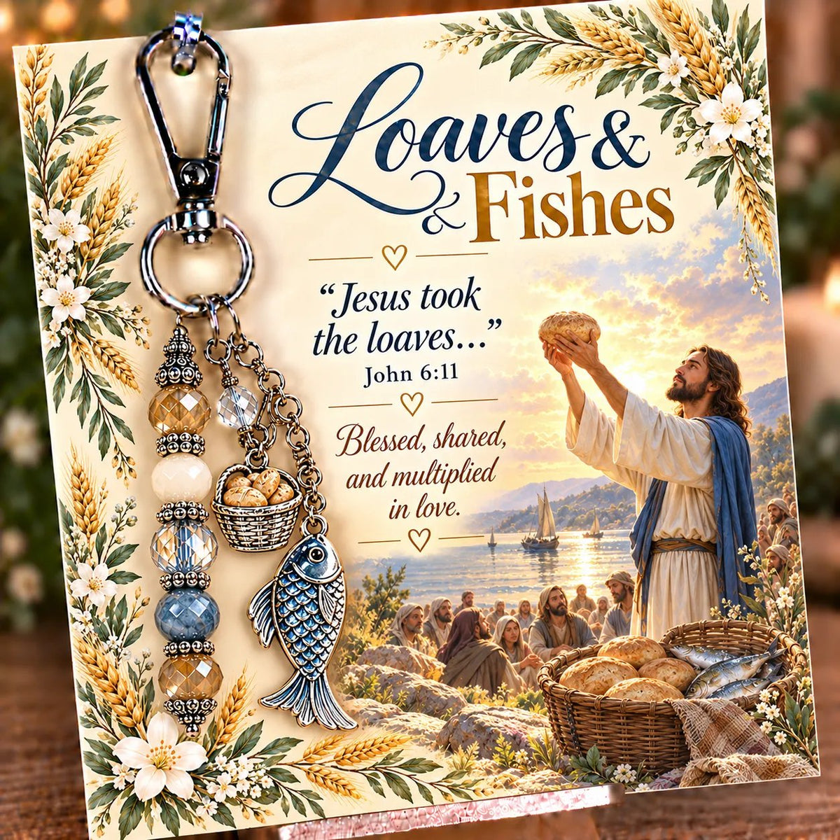 🔥Hot Sale🔥 - ✝️ Carry Your Faith With You - Christian Scripture & Prayer Keepsake Keychain