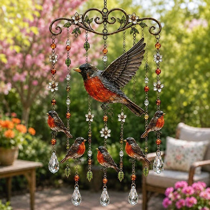 🕊️🎐Graceful Hummingbird Wind Chime| 🌬️ Whispering Wind & Shining Light