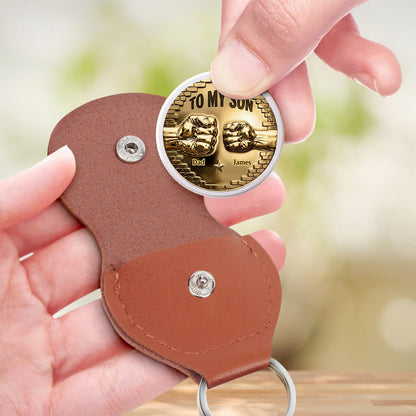 To My Son I Believe In You - Personalized Custom Pocket Hug