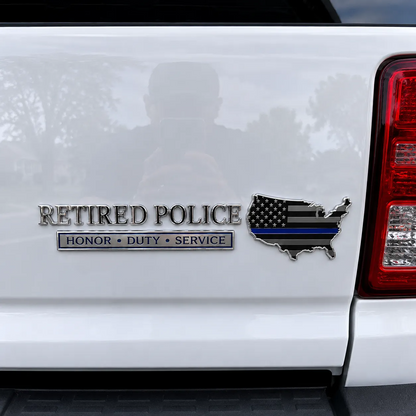 49% OFF🔥 Patriotic Service Car Emblem - 3D Metal Badge Decal For Veterans, First Responders,Truck Driver & Retired Heroes
