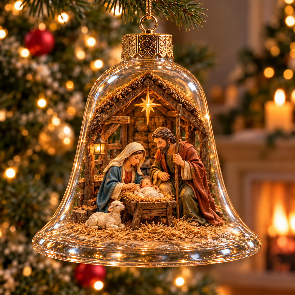 🎁2026 Christmas Wonderland Bell Ornaments.