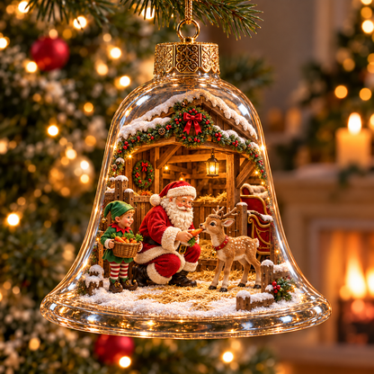 🎁2026 Christmas Wonderland Bell Ornaments.
