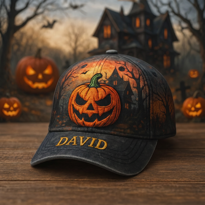 Trick Or Treat - Personalized Vintage Halloween Classic Cap