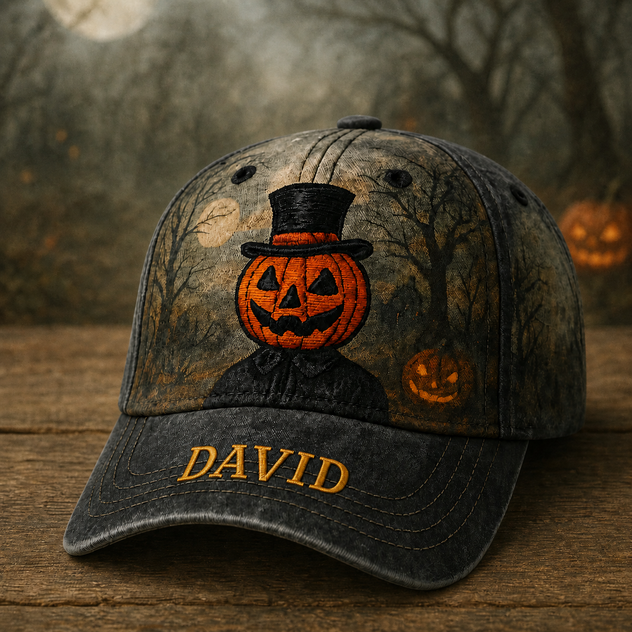 Trick Or Treat - Personalized Vintage Halloween Classic Cap
